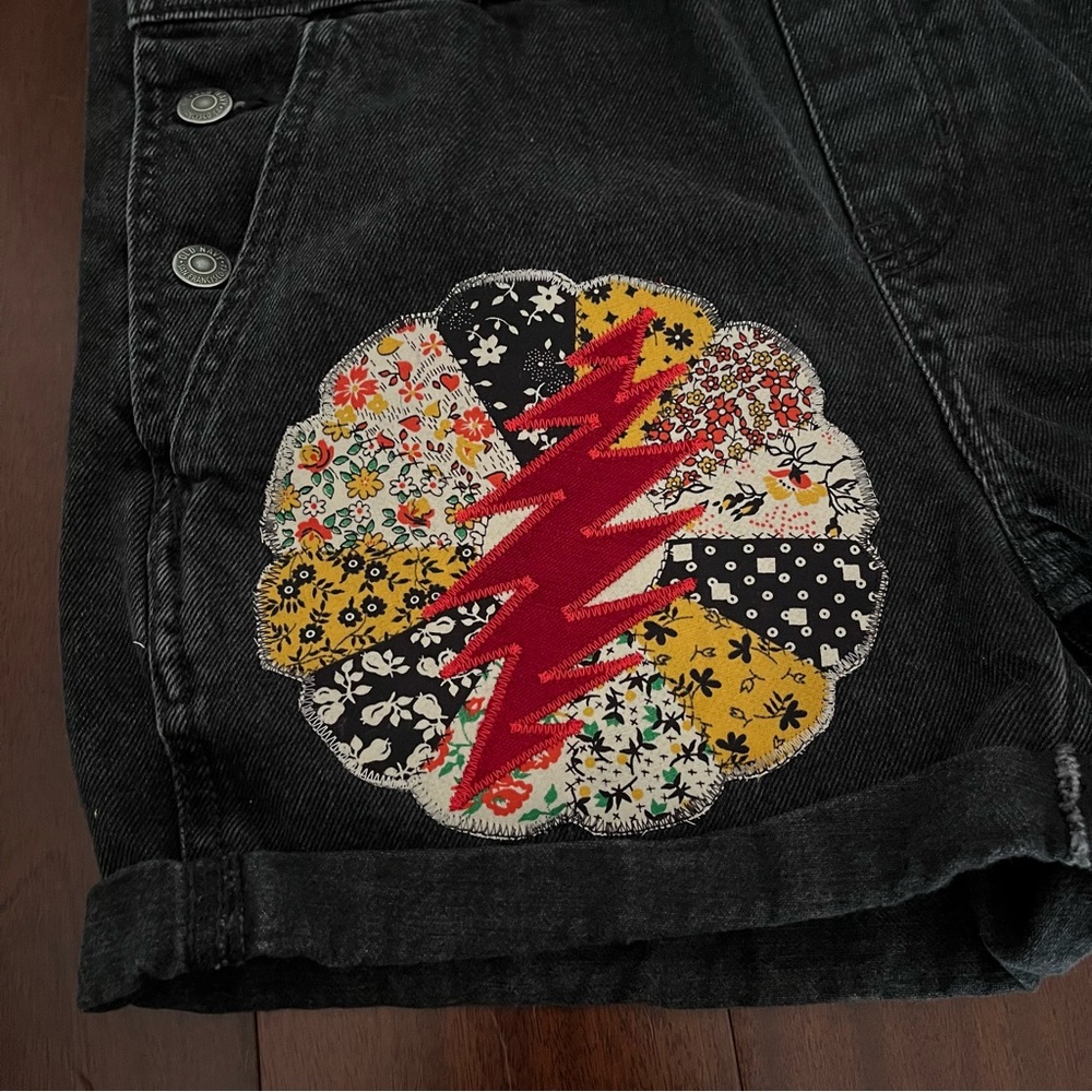 Grateful Overalls Quilt Block Patchwork Mandala S… - image 5